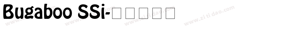 Bugaboo SSi字体转换